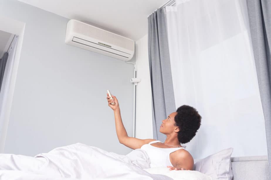 Vaste airco voor de slaapkamer